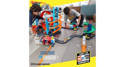 Tchoupinou Article BéBé et Jouets - Hot Wheels City Garage Ultime, coffret  de jeu pour petites voitures avec circuit et pistes, Jouet pour enfant,  FTB69 L'ensemble Garage Ultime de Hot Wheels offre