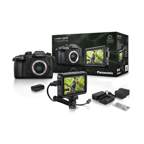 Panasonic Lumix G DC-GH5 - Appareil photo numérique - sans miroir - 20.3 MP - Quatre tiers - 4K / 24 pi/s - corps uniquement - Wi-Fi, Bluetooth - noir
