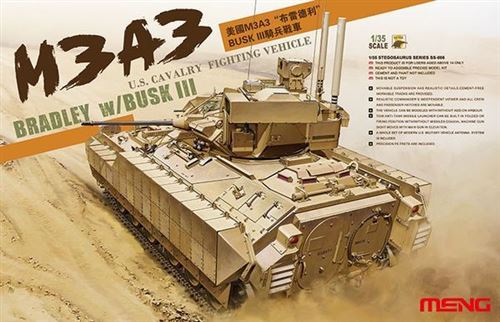Meng U.s. Cavalry Fighting Vehicle M3a3 Bradl - 1:35E - Model