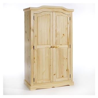 Armoire Tulum Penderie Pour Vetements Style Traditionnel Avec 2