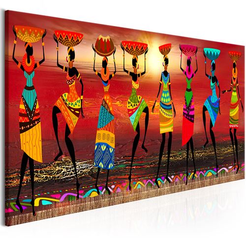 Tableau - African Women Dancing - 135x45 Artgeist (474)