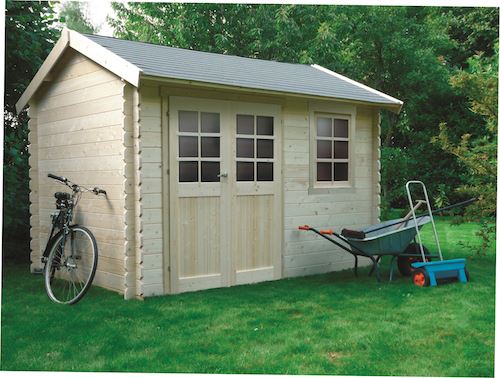 Solid Abri de Jardin Maisonnette Chalet de Jardin Arles