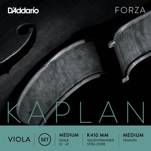 D'Addario K410 MM - alto jeu de cordes, diapason moyen, medium