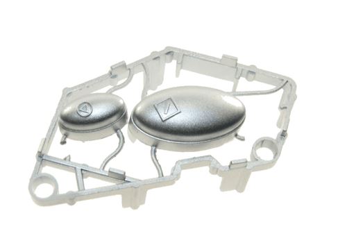 Poussoir Start/Stop Gris pour Micro Ondes Whirlpool - 481241258973