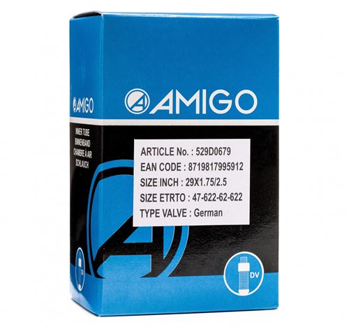 AMIGO Tube intérieur 29 x 1,75/2,5 (47/62-622) DV 45 mm