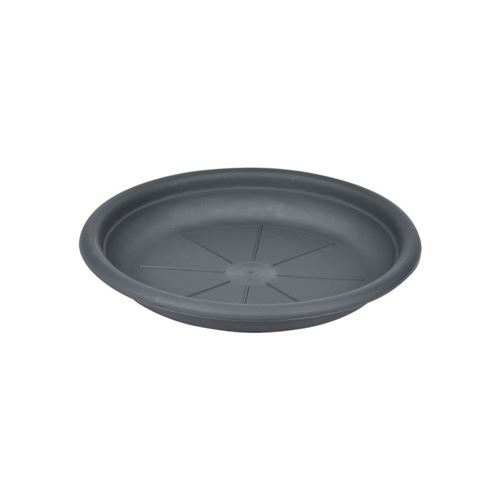 Paris Prix - Soucoupe Pour Pot nolwen 18cm Anthracite