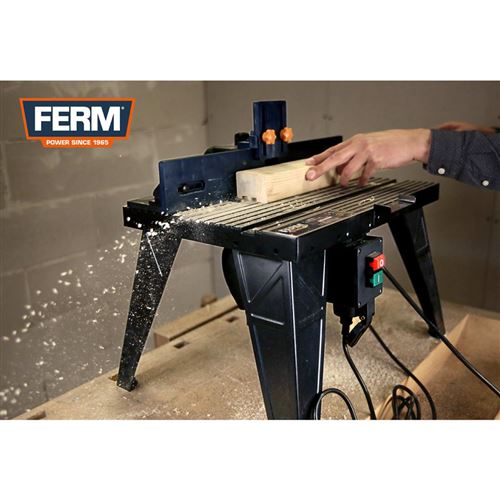 FERM Table de fraisage 1300W – PRA1011 - Défonceuse lamelleuse et  affleureuse à la Fnac