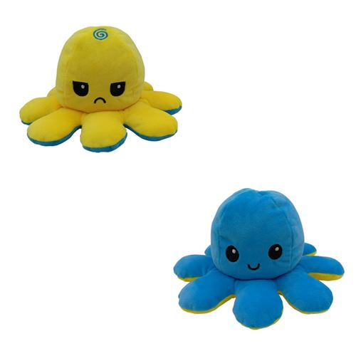 Poupée Octopu Double face Flip Octopu Peluche Chirdren Enfants Cadeaux créatifs de Noël I - Multicolore