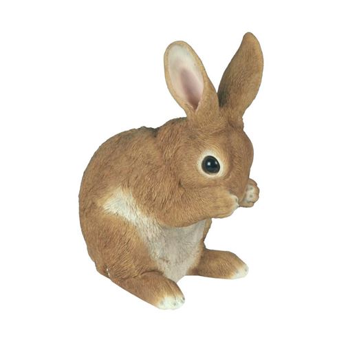NO NAME - Lapin en résine pattes sur le museau Lapin