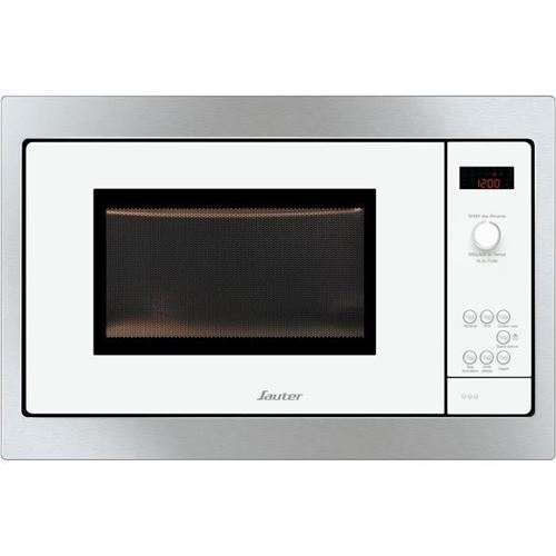 Sauter SMS4340W - Four micro-ondes monofonction - intégrable - 26 litres - 900 Watt - blanc