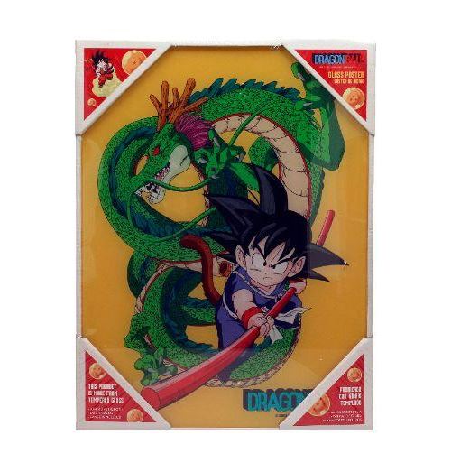 DRAGON BALL - Impression en Verre - Kid Goku - 30X40 Cm