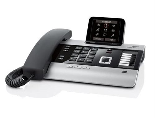 Gigaset DX800A all in one - telefoon met snoer / VoIP-telefoon / ISDN-telefoon - antwoordsysteem met nummerherkenning/wachtstand
