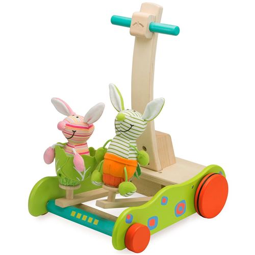 Wonderworld Trotteur Lapin sautillant 43 x 29 x 36 cm HOUT192460