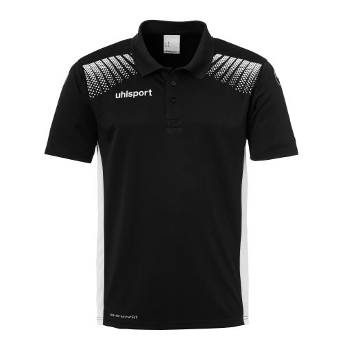 Polo Uhlsport Goal-Noir/Jaune-S