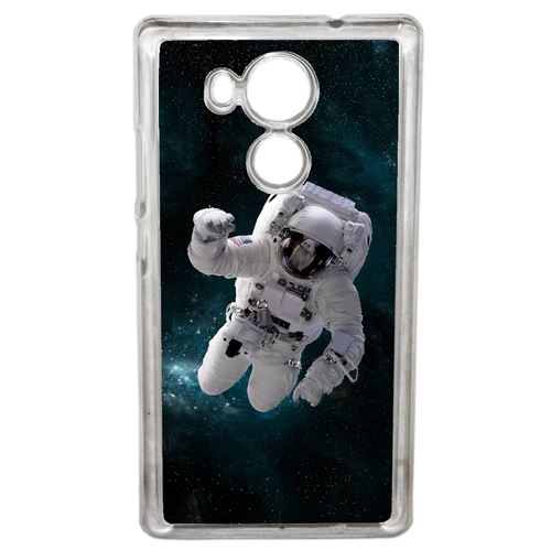 Coque Astronaute Blue Compatible Huawei Mate 8 Transparent