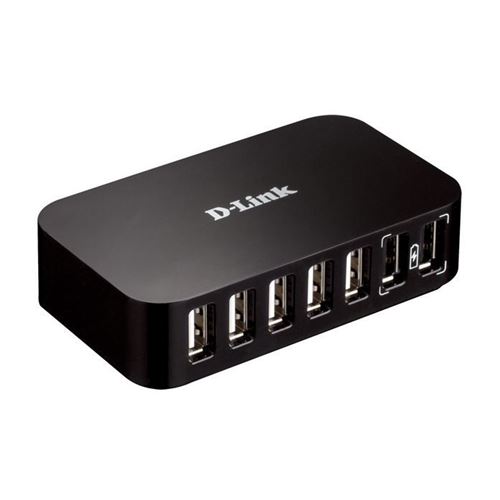 D-Link DUB H7 - hub - 7 poorten - desktop