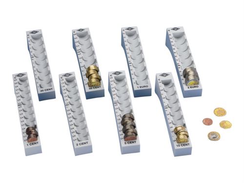 WEDO EURO 1,00 - compartiment en colonne pour monnayeur