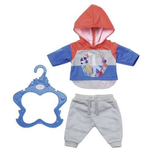 Baby born ensemble de vêtements combinaison de Trend Casualsjogging 43 cm bleu