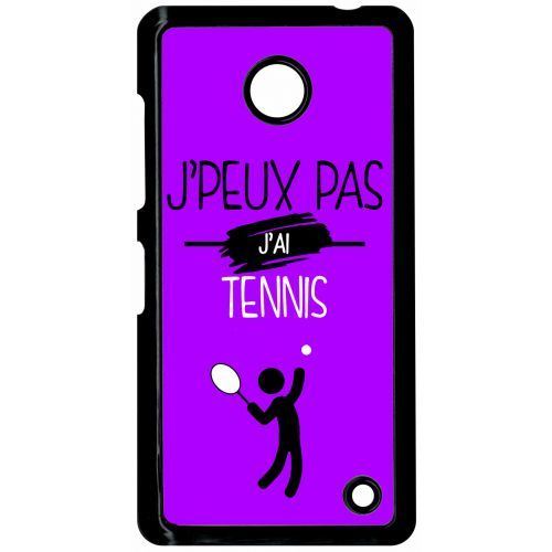 Coque nokia n630 j peux pas j ai tennis 7