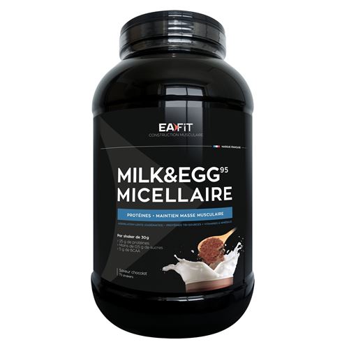 Milk & Egg 95 Micellaire chocolat EA Fit 2,2kg