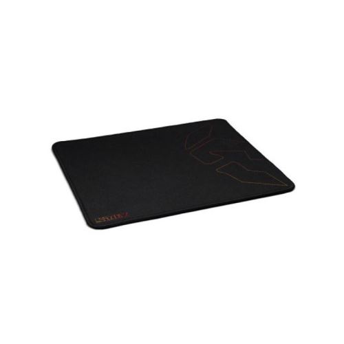 NOX Knout Kontrol Tapis de souris noir uni en caoutchouc (32 cm x 27 cm x 3 mm)