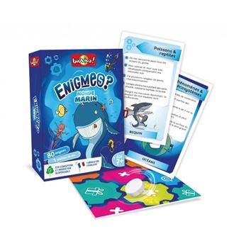 Jeu de cartes Bioviva Enigmes Monde marin