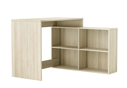 Paris Prix - Bureau D'angle julian 112cm Naturel