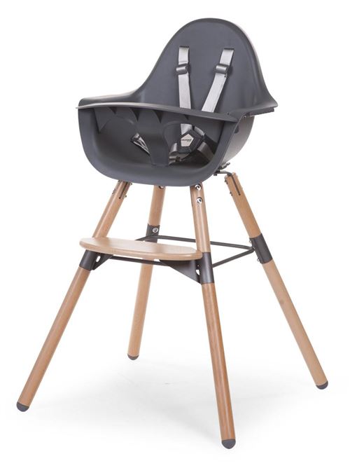 CHILDWOOD Chaise haute bébé 2-en-1 Evolu 2 Anthracite CHEVOCHNA