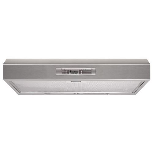 Hotte A Visiere Hotpoint Hsl66flsx - 336 M3 Air / H Max - 74 Db Max - 3 Vitesses - L 60 Cm - Inox