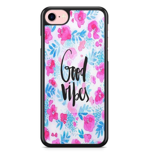 Coque Fifrelin pour iPhone 7 PLUS et iPhone 8 PLUS Good Vibes Tropical Flowers