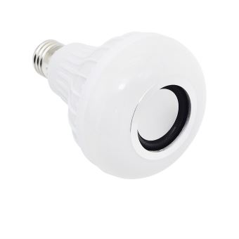 E27 12w Led Rgb Bluetooth Haut-parleur Ampoule Sans Fil Musique Jouer  Lumière Lampe avec Télécommande