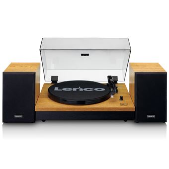 Lenco Ls 300 Wood Platine Vinyle Avec Enceintes Platine Vinyle Top Prix Fnac