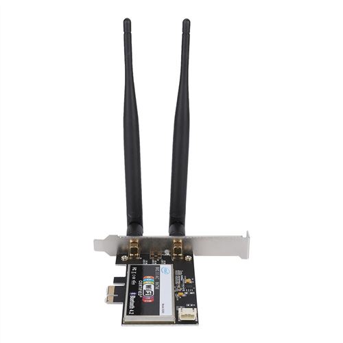 Carte Réseau Sans Fil Pci-E / Express Gigabit / Pc De Bureau / Double 867Mbps + Bluetooth 4.2 Pour Intel 8260Ac
