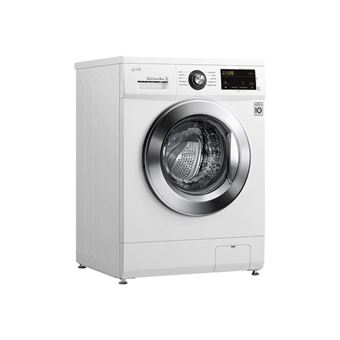 LG Direct Drive F84M22WH - Machine à laver - WiFi - largeur : 60 cm - profondeur : 55 cm - hauteur : 85 cm - chargement frontal - 8 kg - 1400 tours/min - blanc