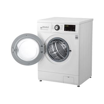 LG Direct Drive F84M22WH - Machine à laver - WiFi - largeur : 60 cm - profondeur : 55 cm - hauteur : 85 cm - chargement frontal - 8 kg - 1400 tours/min - blanc