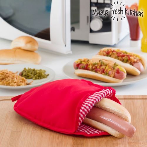 Sac de cuisson pour Hot Dog à passer au micro-ondes - Accessoire cuir hot dog rapide