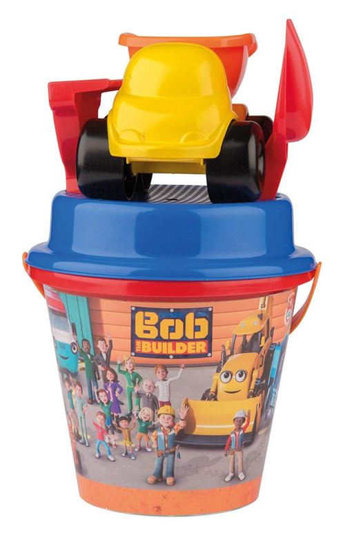 Simba - 109324073 - Seau à Sable - Bob Le Bricoleur avec Camion à Benne - 7 Pièces