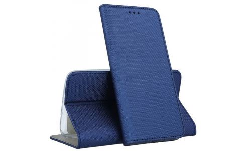 Etui Folio Book Galaxy J6+ 2018 rabat latéral coloris bleu