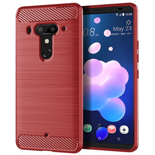 Etui Coque de protection durable souple pour HTC U12 Plus - Rouge