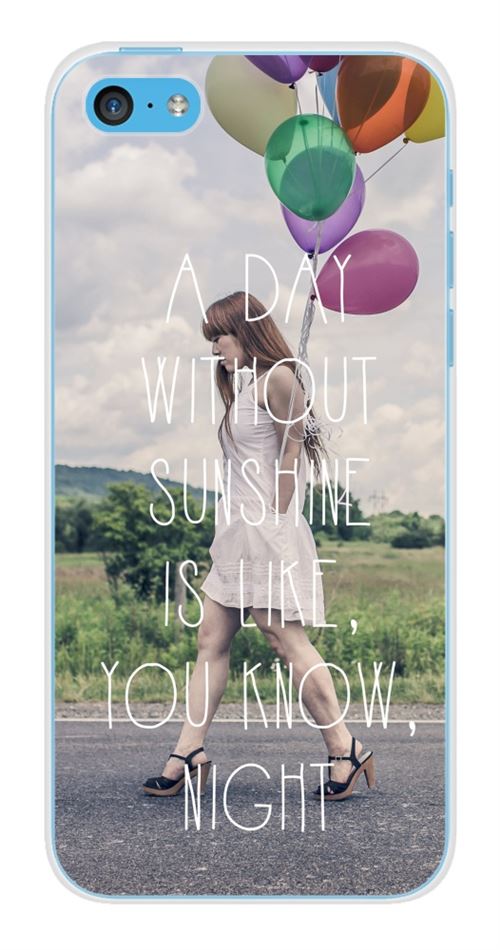 Coque en silicone imprimée compatible Apple iPhone 5C Woman