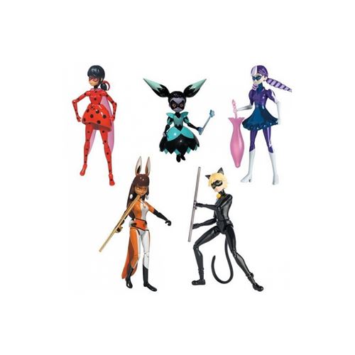 Bandai - 84951 - miraculous - coffret de 5 figurine - 15 cm