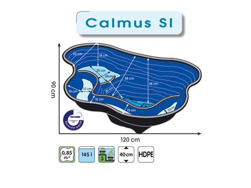 Ubbink - Bassin de jardin préfabriqué calmus S1