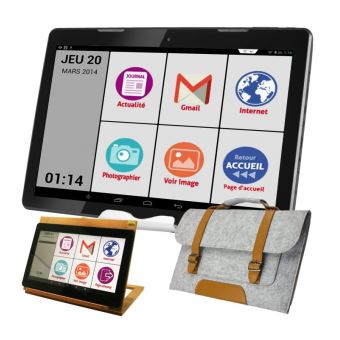 tablette senior 13 pouces pochette et support tablette tactile achat prix fnac