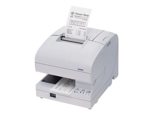 Epson TM J7200 - Imprimante de reçus - jet d'encre - Rouleau (83 cm) 230 x 297 mm - jusqu'à 98 mm/sec - USB 2.0 LAN - outil de coupe - blanc