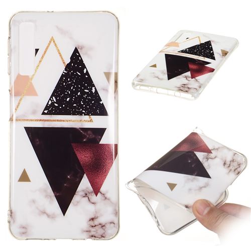 Coque en TPU motif marbre style A pour votre Samsung Galaxy A7 (2018) A750