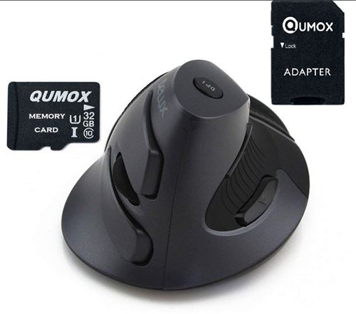 Delux M618 USB Sans Fil Vertical Souris Main Droite Ergonomique Verticale Souris Filaire 1600 DPI Souris Optique Pour PC