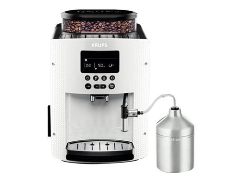 Krups Essential EA8161 - Automatisch koffiezetapparaat met cappuccinatore - 15 bar - wit