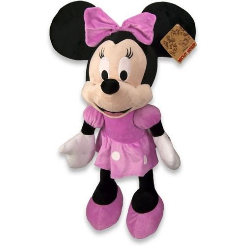 Peluche Minnie Mouse 43 cm XL Collector 90e Anniversaire rose