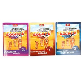 Jeu de cartes Bioviva Défis Nature Espace Mission survie