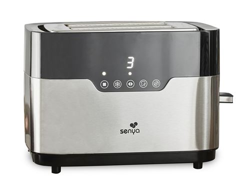 Grille-pain inox tactile ""smart toaster